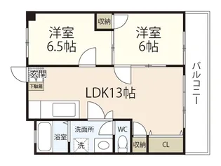 シトラス瀬戸内【2階】の間取り
