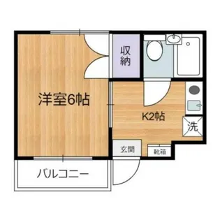 コーポサニー【2階】の間取り