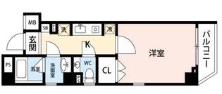 レジェンドコート白山【6階】の間取り
