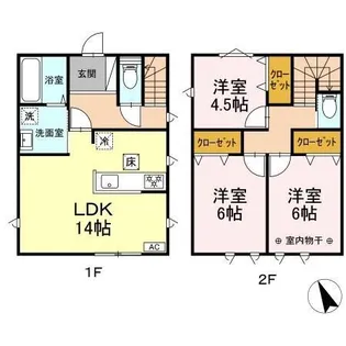 東京都あきる野市平沢【一戸建】の間取り