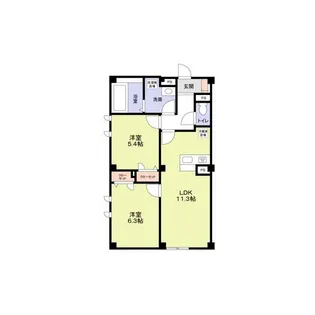 LAPIN湘南【1階】の間取り