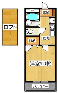 ポラリス市川【2階】の間取り