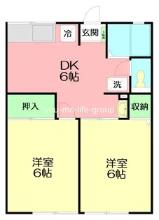 ベルヴィル大磯【2階】の間取り