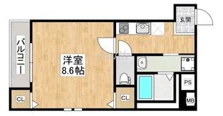 フジパレス堺石津川サウス【3階】の間取り