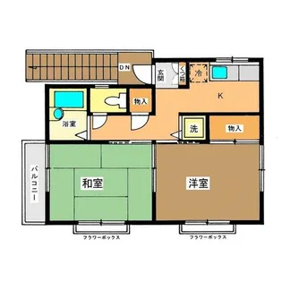 第2インテグラ戸越【2階】の間取り
