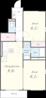 サン リマーレ【1階】の間取り