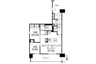メトライズ森ノ宮中央【11階】の間取り