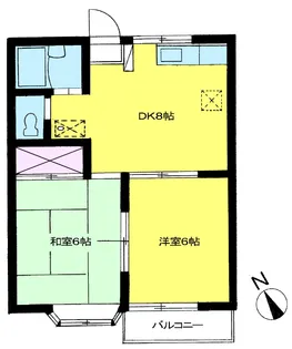 埼玉県上尾市大字領家【アパート】の間取り
