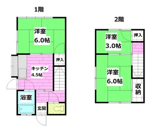 広島県安芸郡海田町畝1【一戸建】の間取り
