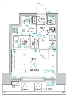 クレイシア品川戸越【5階】の間取り