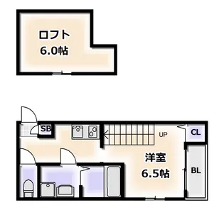 ハーモニーテラス清水丘【1階】の間取り