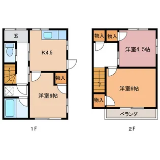 栃木県塩谷郡高根沢町大字石末【一戸建】の間取り