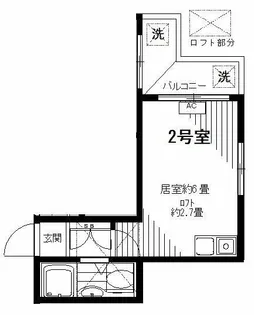 IKI妙蓮寺【2階】の間取り