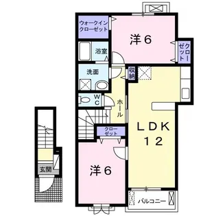 プラシード グランツ I【2階】の間取り
