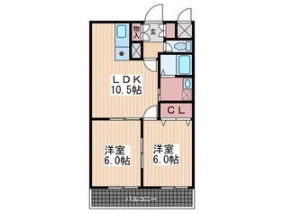 マルベリーヒルズ【6階】の間取り