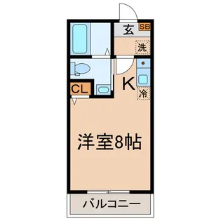 神奈川県横浜市保土ヶ谷区霞台【アパート】の間取り