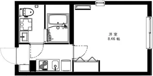 アーバンステージ菊川【3階】の間取り
