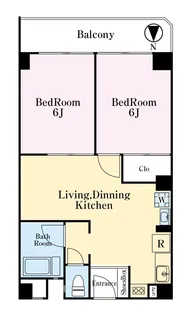メイゾン西新井【3階】の間取り