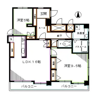 クレスト高円寺【8階】の間取り