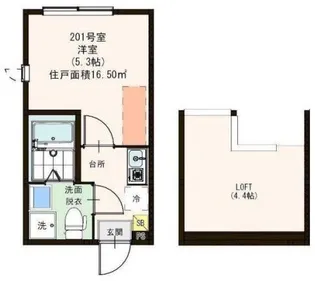 Terrace・TlicoIII【2階】の間取り