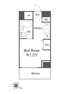 東京都港区麻布台2【マンション】の間取り