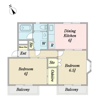 セティア・ディフォンI【1階】の間取り