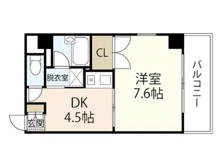 てづかビル【6階】の間取り