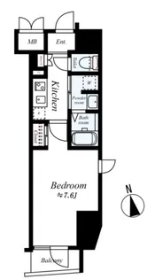 東京都北区岩淵町【マンション】の間取り