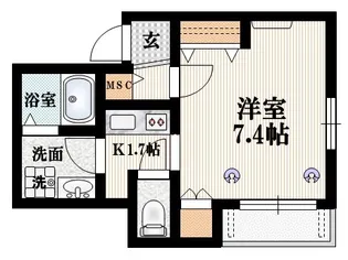 Piacevole(ピアチェボーレ)【2階】の間取り