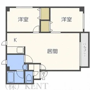 メゾンヴァイオレット【3階】の間取り
