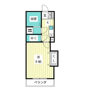 ベルハウス【1階】の間取り
