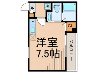 カサフエンテ北沢【1階】の間取り