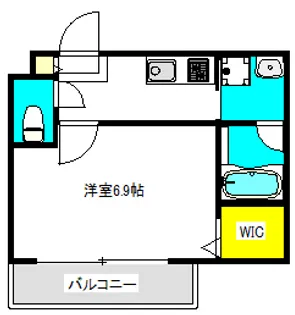 フジパレス緑橋EAST【1階】の間取り