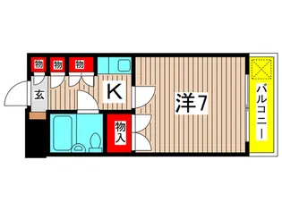 コ-ポラス藍【2階】の間取り