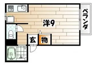 コーポR&M【2階】の間取り