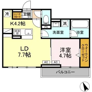 リエート【2階】の間取り
