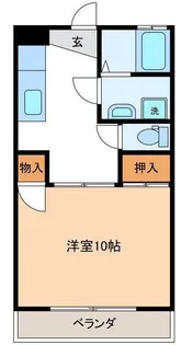 サンライズいわき【4階】の間取り