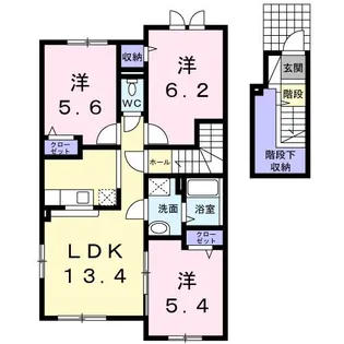 プリモ パラッツォ【2階】の間取り