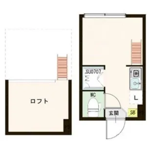 プレジール新江古田【2階】の間取り