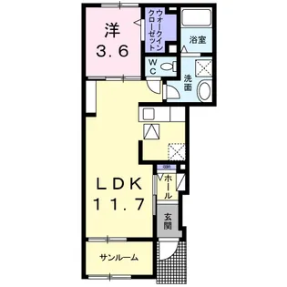 アマービレ【1階】の間取り