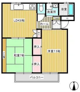 ビラMIYOSHI【1階】の間取り