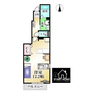 セレノ・カーサA【1階】の間取り