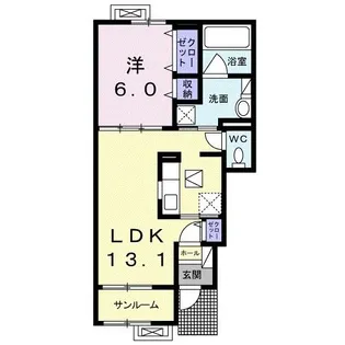 ソフィアF【1階】の間取り