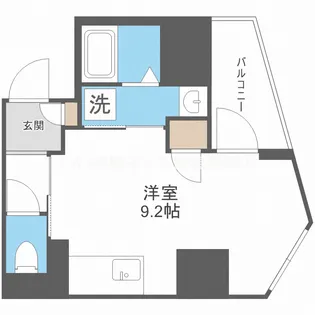 イルリッシュ西中島【9階】の間取り