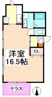 大原KYハイツII【1階】の間取り