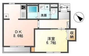 ベルウッド【2階】の間取り