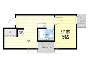 ラ・ペール1番館【4階】の間取り
