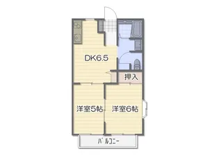 ルミエールB棟【2階】の間取り