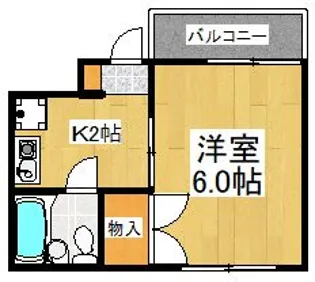 コーポサニー【1階】の間取り