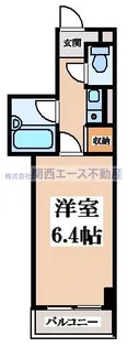 ビラ菱屋西【4階】の間取り